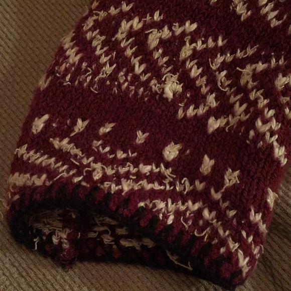 Free People Alpine Henley tan w/knit pushup wrists - Picture 7 of 8